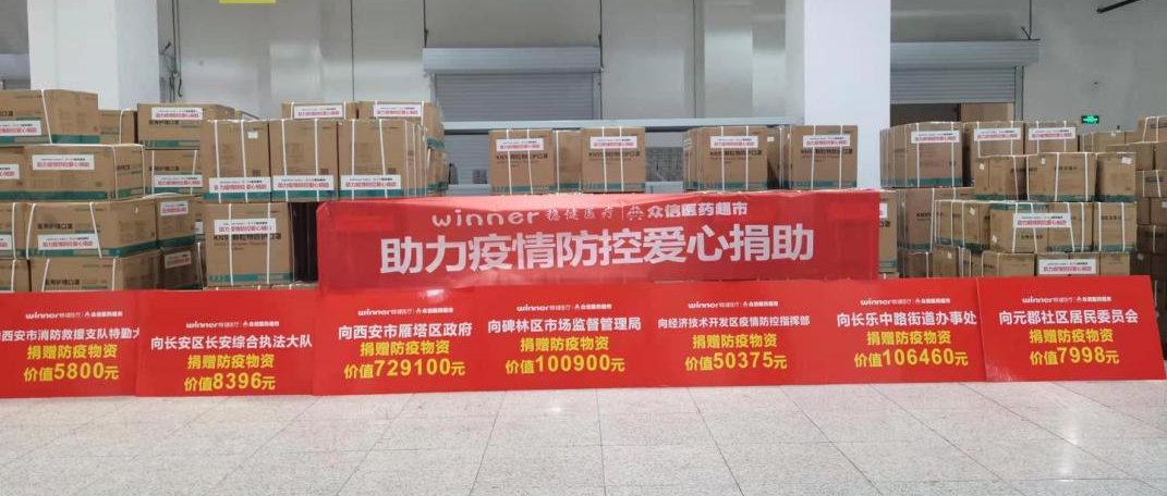 助力西安疫情防控，，，，，，，尊龙凯时捐赠近四百万防疫物资已抵达